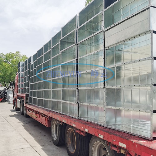 鍍鋅角鋼法蘭風管成（chéng）品